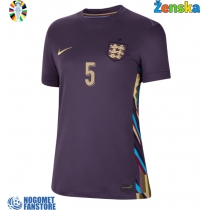 Engleska John Stones #5 Gostujuci Dres za Ženska EP 2024 Kratak Rukav